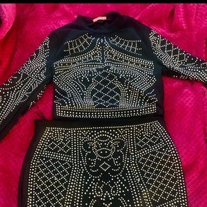 Fashion Nova NWOT Skirt Set